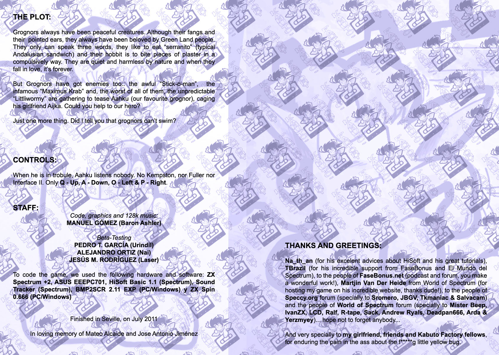 Screen from Aahku al Rescate