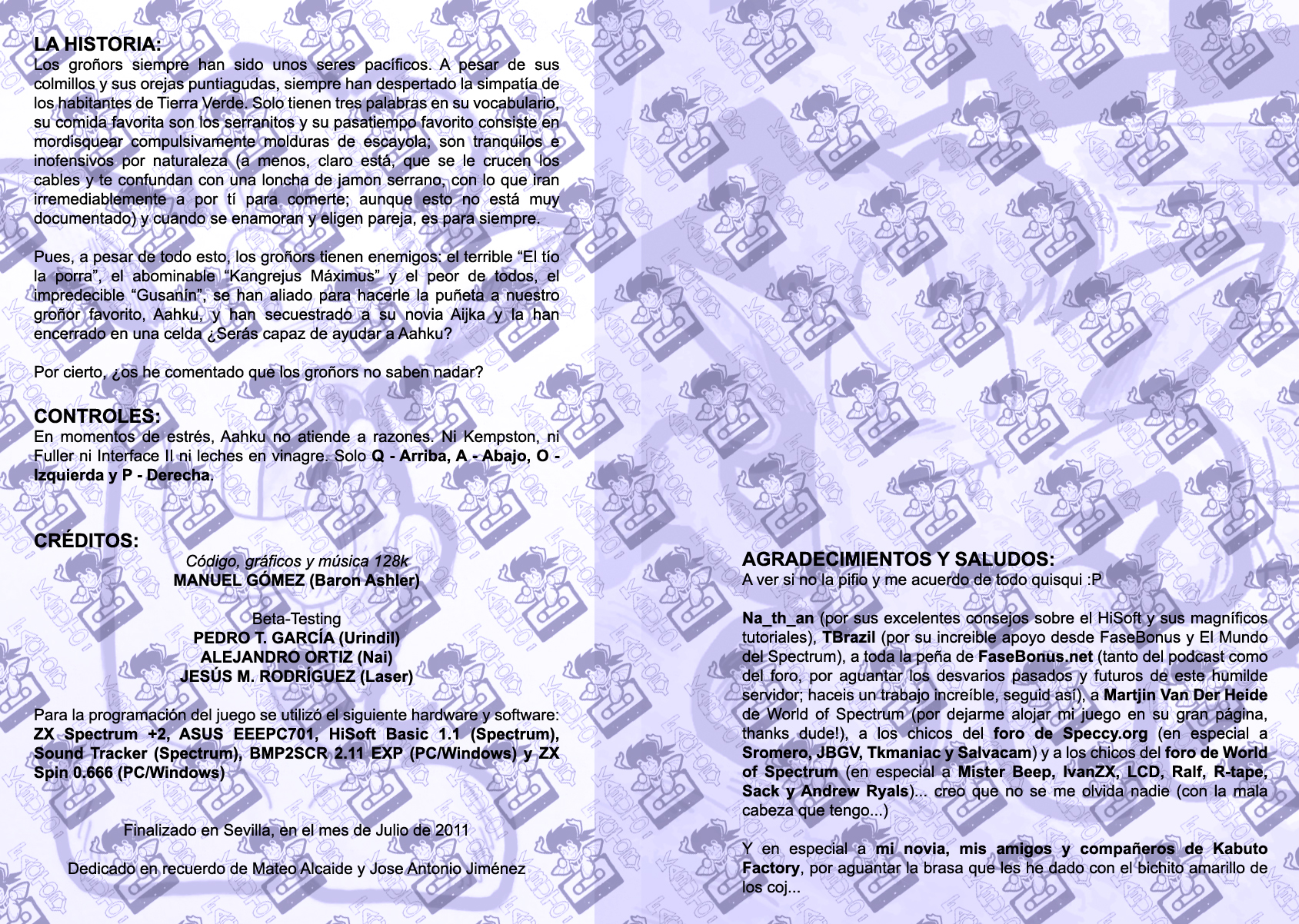 Screen from Aahku al Rescate