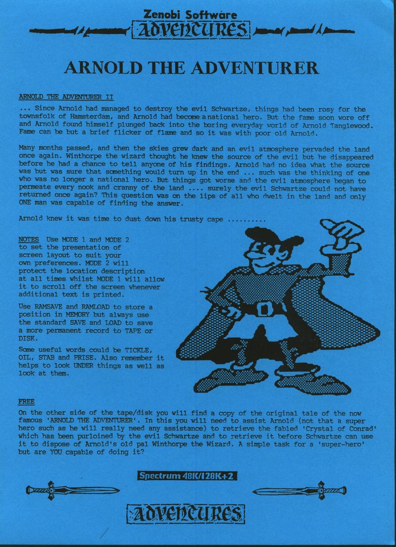 Screen from Arnold the Adventurer II
