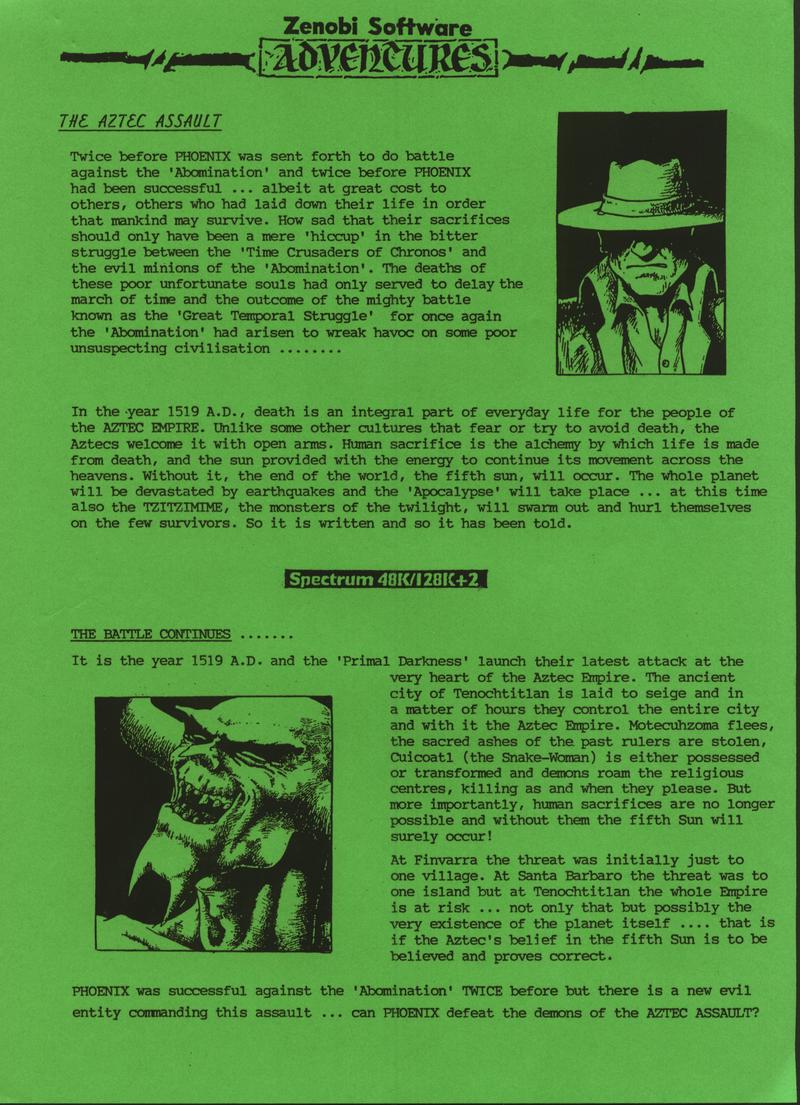 Screen from Aztec Assault