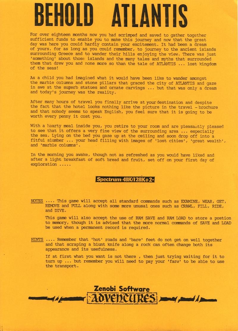 Screen from Behold Atlantis