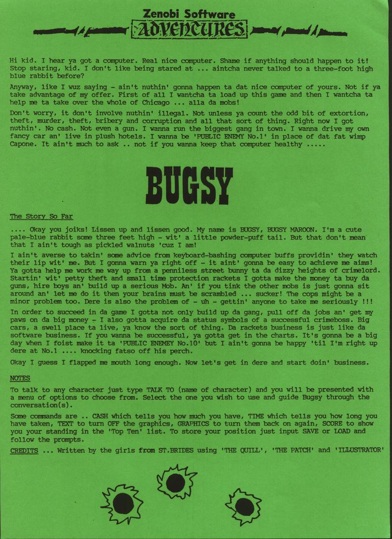 Screen from Bugsy