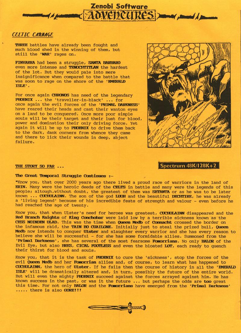 Screen from Celtic Carnage