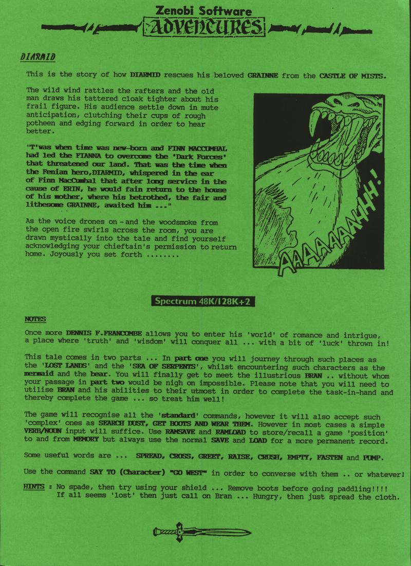 Screen from Diarmid
