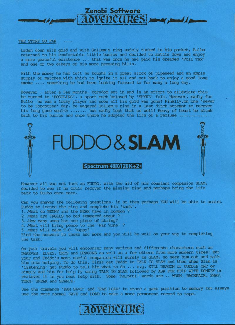 Screen from Fuddo & Slam