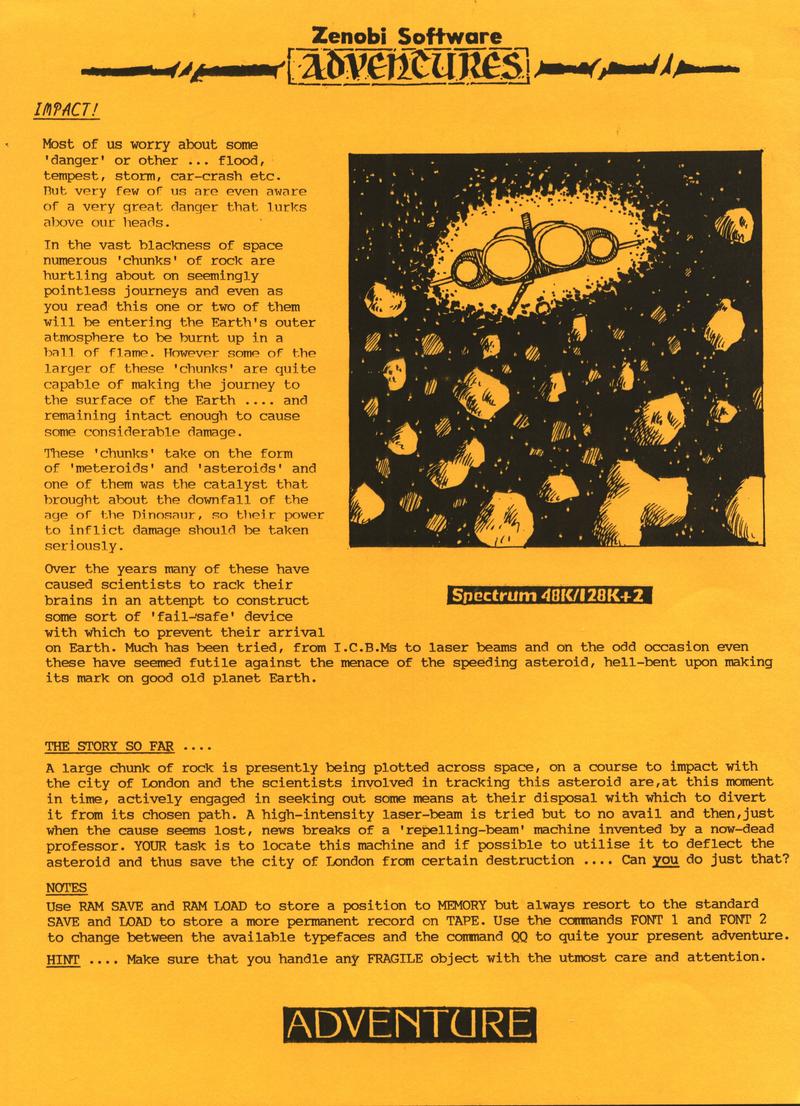 Screen from Impact!