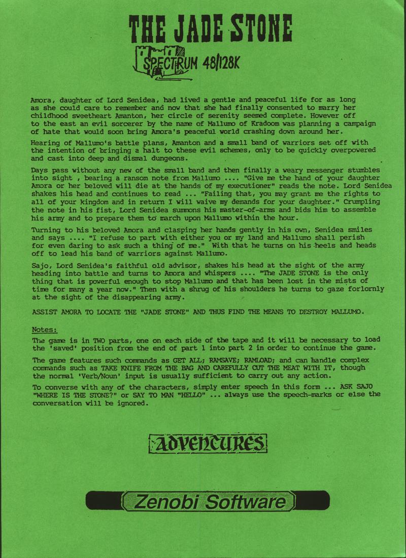 Screen from The Jade Stone