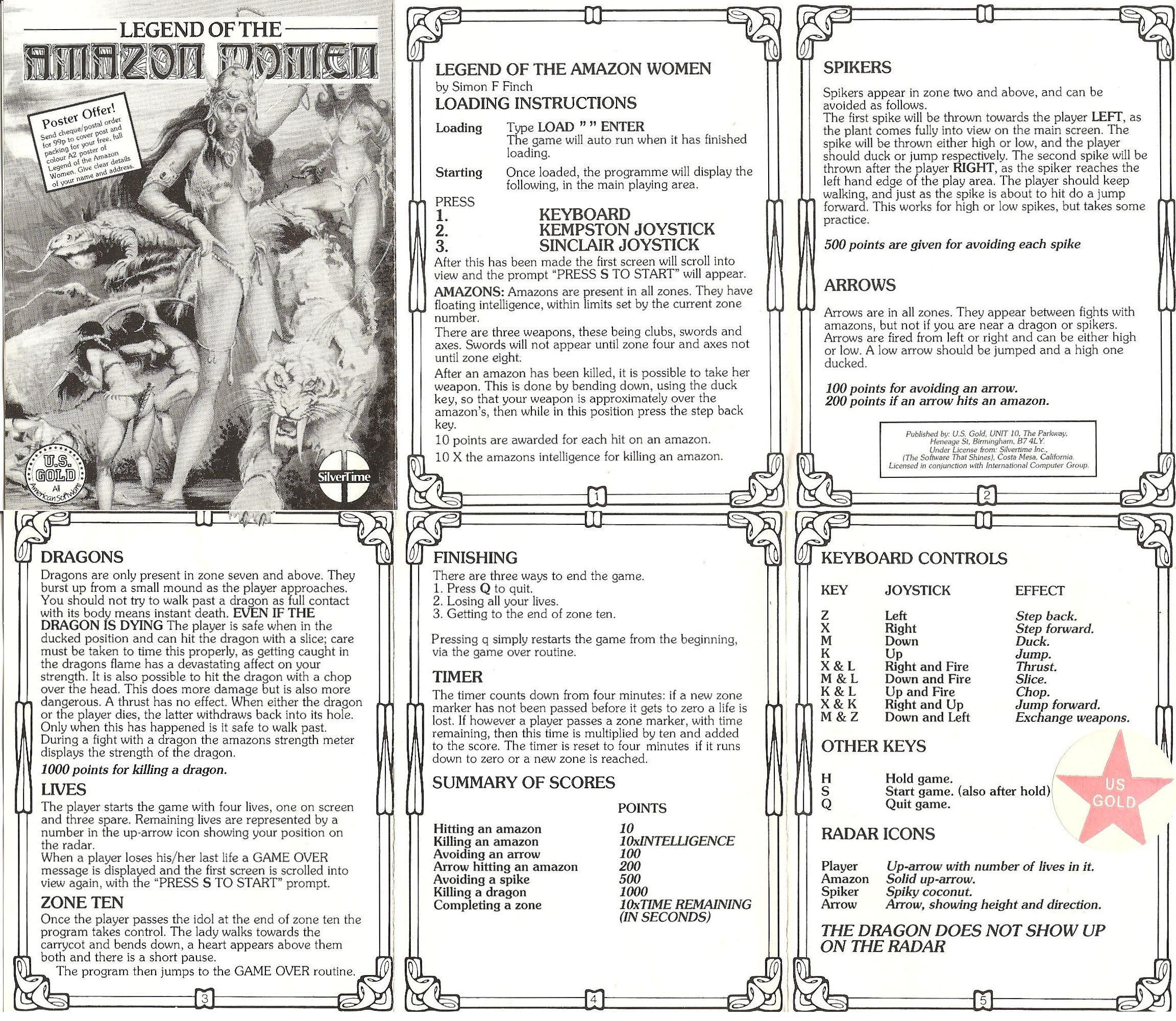 Screen from Legend of the Amazon Women