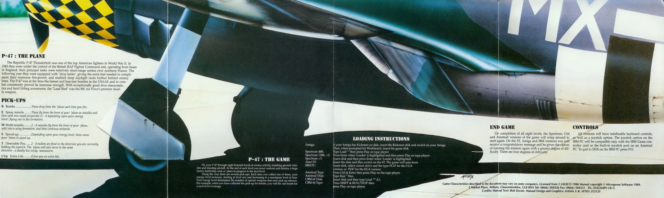 Screen from P-47 Thunderbolt