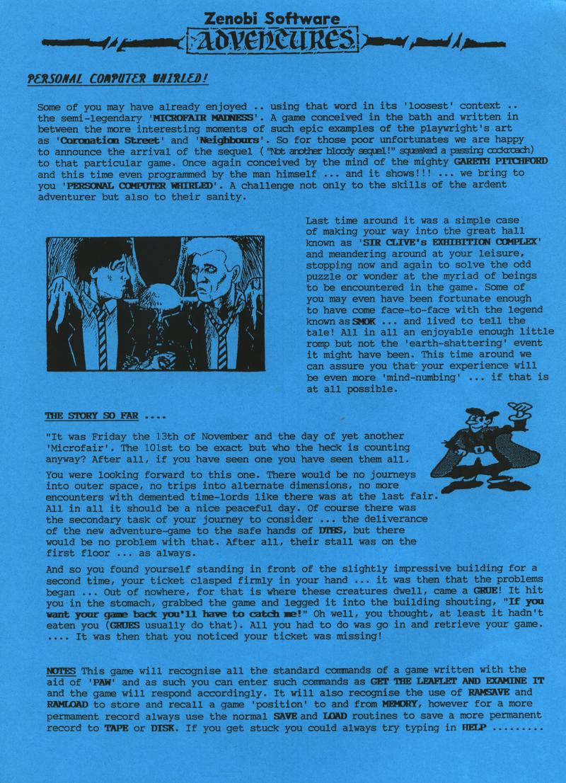 Screen from Personal Computer Whirled!