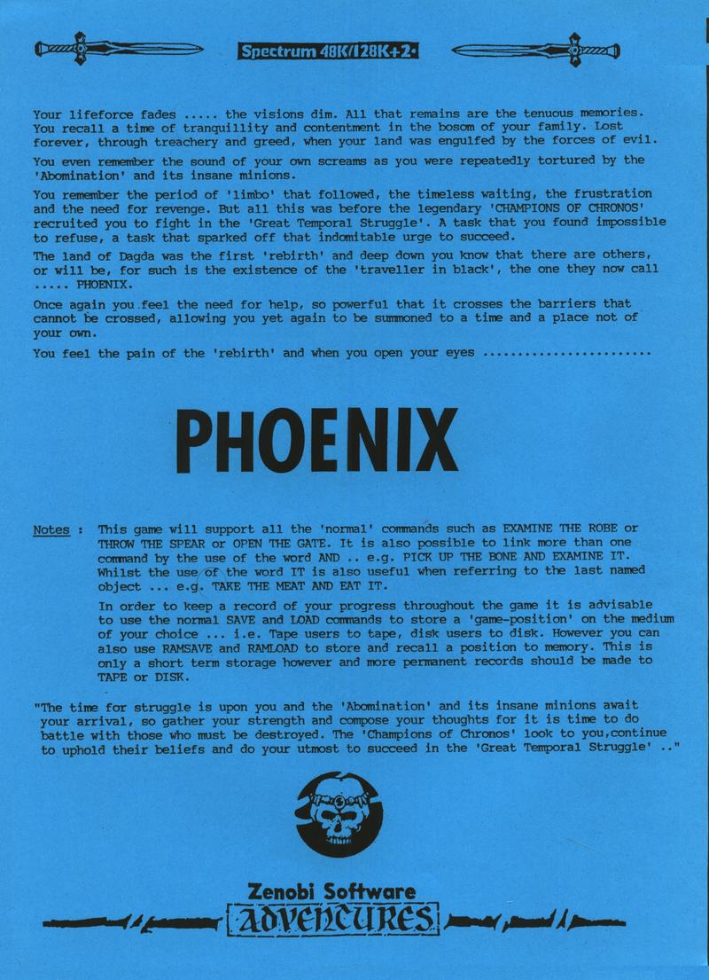 Screen from Phoenix