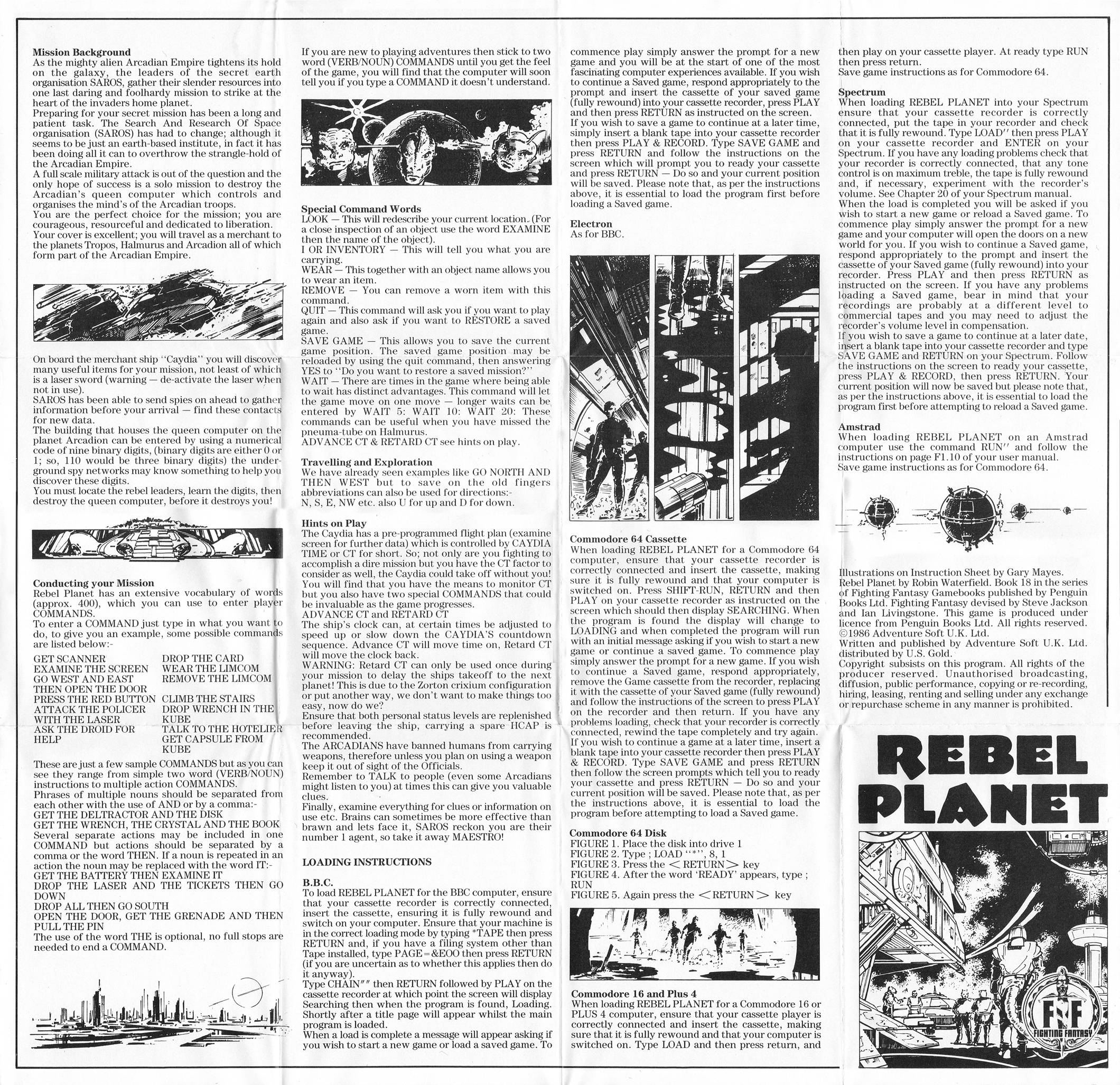 Screen from Rebel Planet
