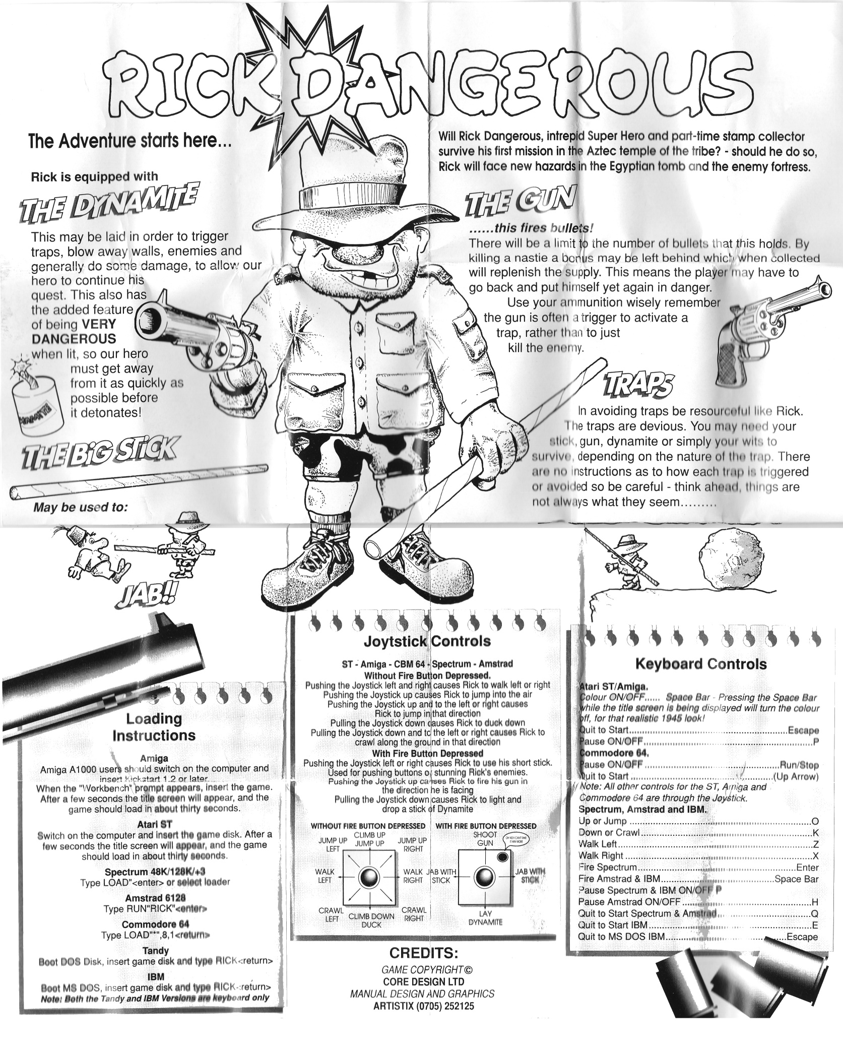 Screen from Rick Dangerous