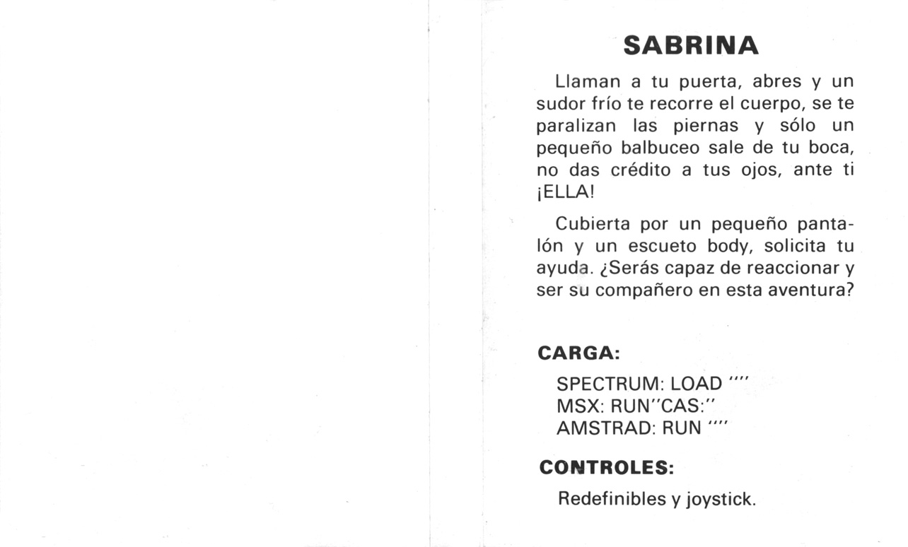 Screen from Sabrina