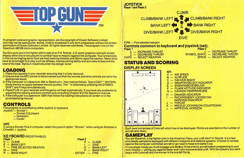 Screen from Top Gun