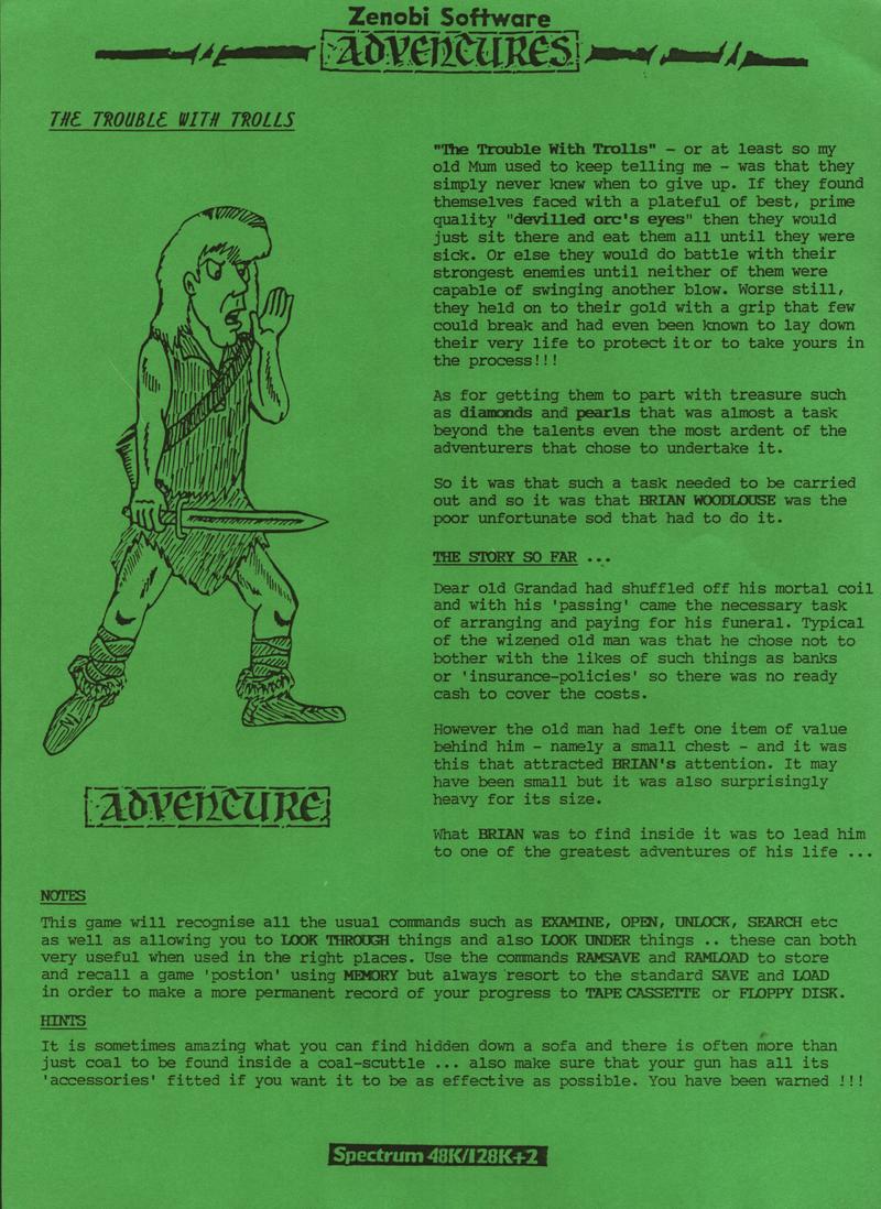 Screen from Trouble with Trolls