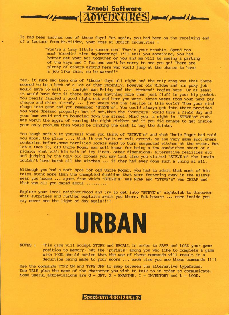 Screen from Urban