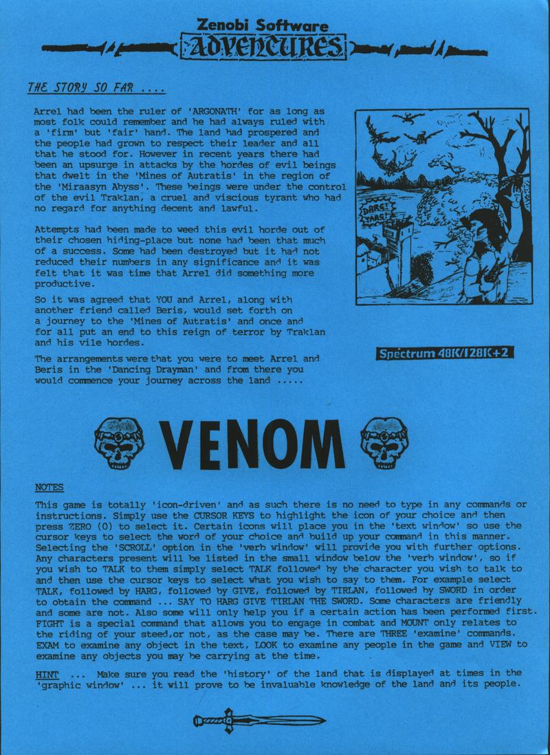 Screen from Venom