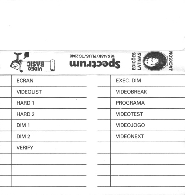 Screen from Video Basic issue 08