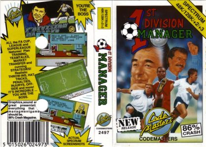 Screen from 1st Division Manager