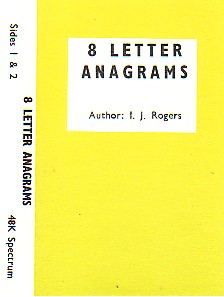 Screen from 8 Letter Anagrams