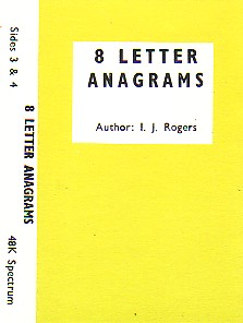 Screen from 8 Letter Anagrams