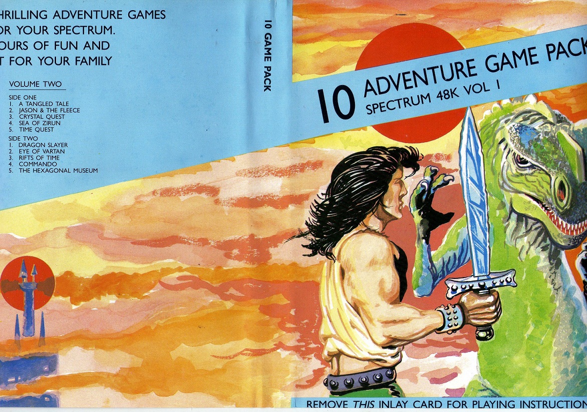 Screen from 10 Adventure Game Pack