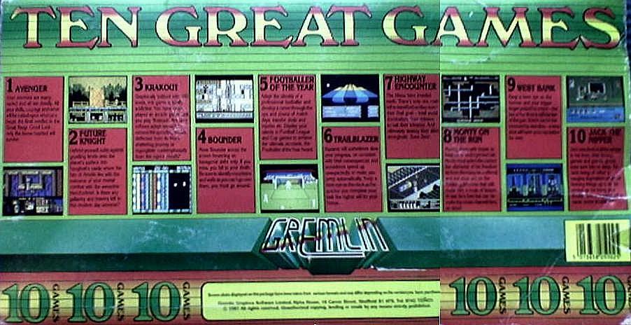 Screen from 10 Great Games