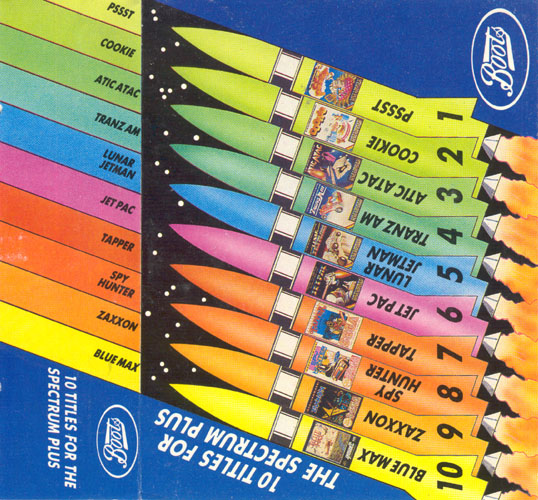 Screen from 10 Titles for the Spectrum Plus