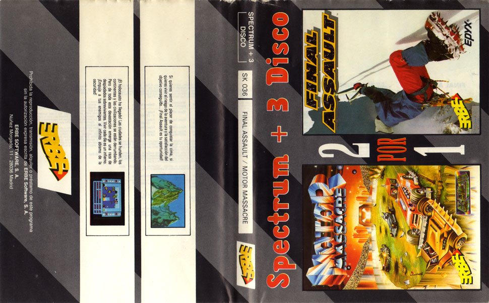Screen from 2 Por 1: Motor Massacre + Final Assault