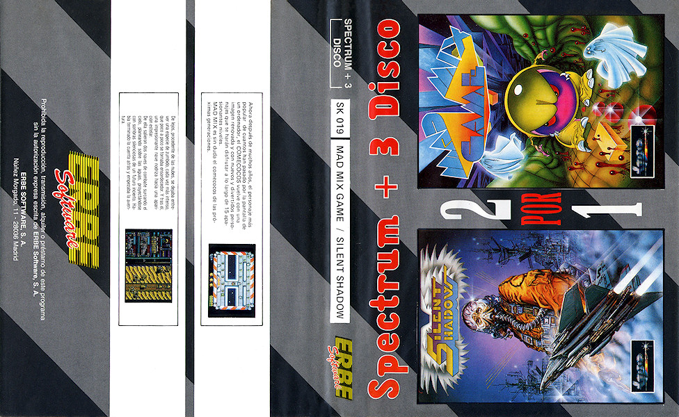 Screen from 2 Por 1: Silent Shadow + Mad Mix Game
