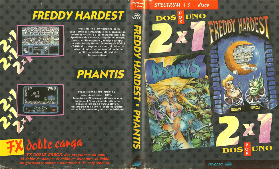 Screen from 2 X 1: Phantis + Freddy Hardest