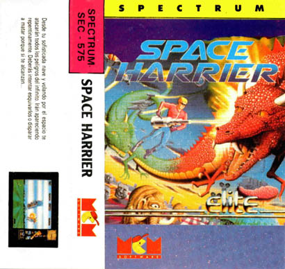 Screen from 2x1: Space Harrier + Super Trux