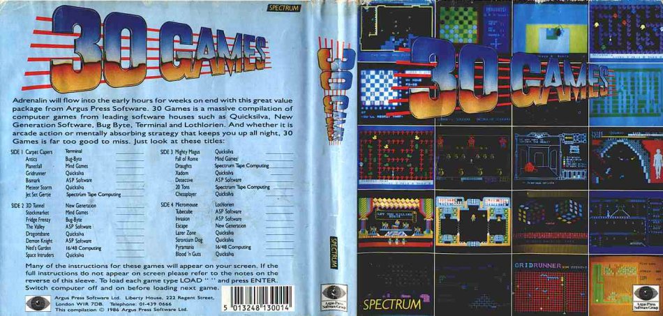 Screen from 30 Games