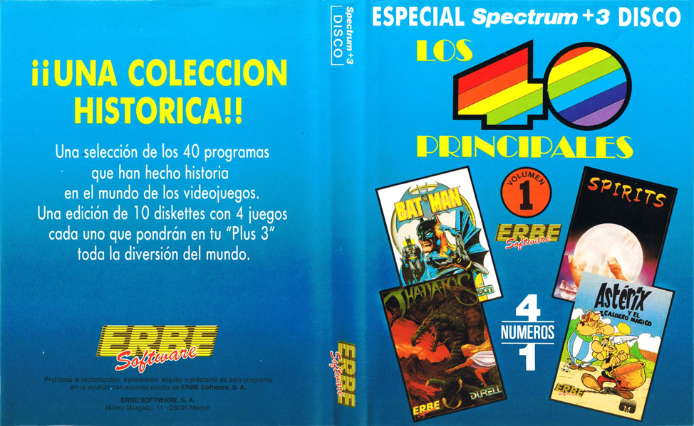 Screen from Los 40 Principales Vol. 1