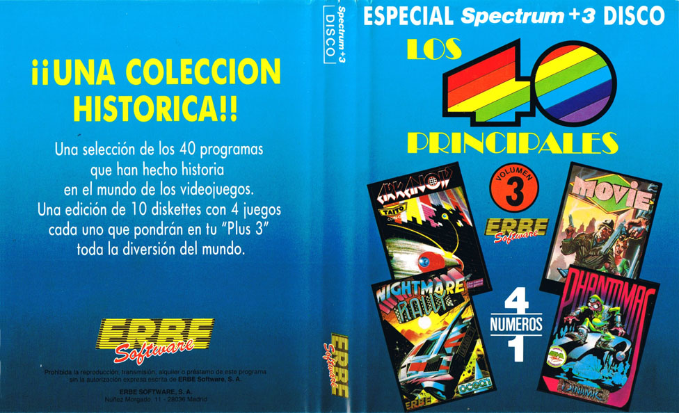 Screen from Los 40 Principales Vol. 3