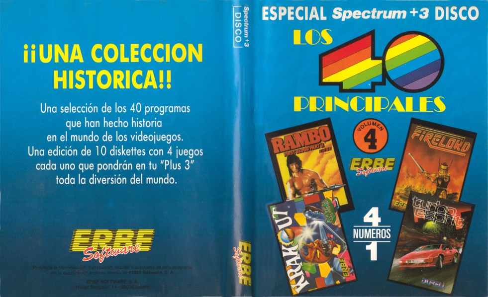 Screen from Los 40 Principales Vol. 4