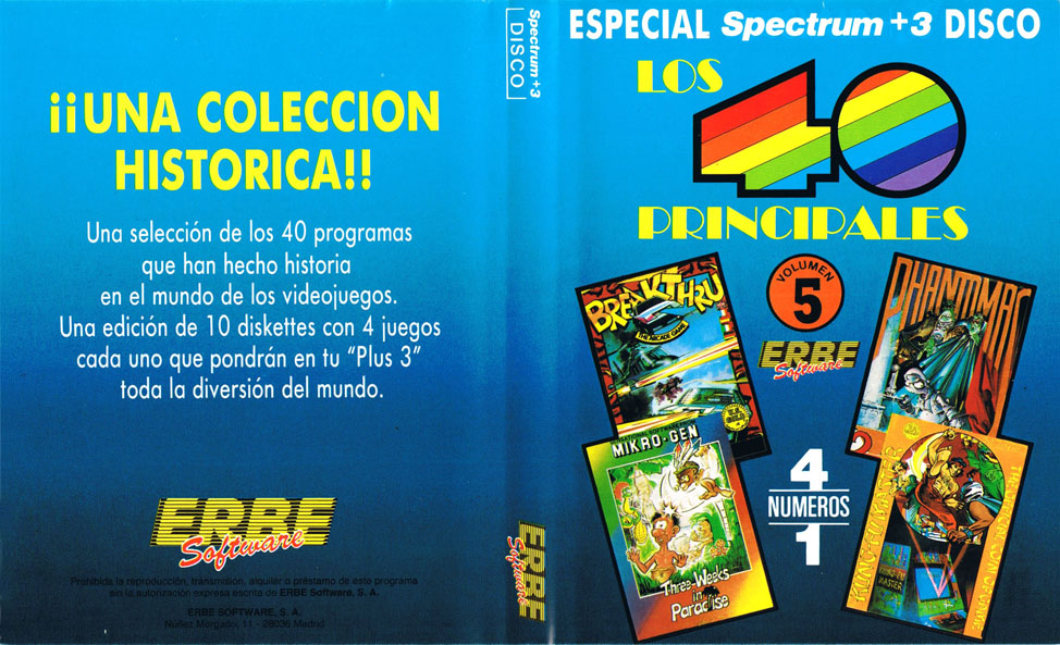 Screen from Los 40 Principales Vol. 5