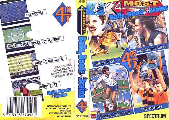 Screen from 4 Most Balls, Boots and Brains