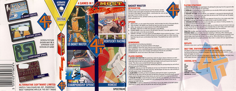 Screen from 4 Most Super Sports