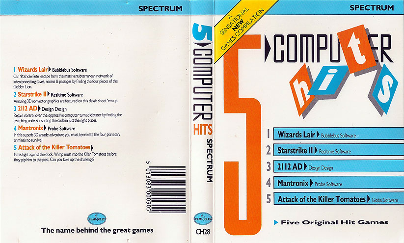 Screen from 5 Computer Hits
