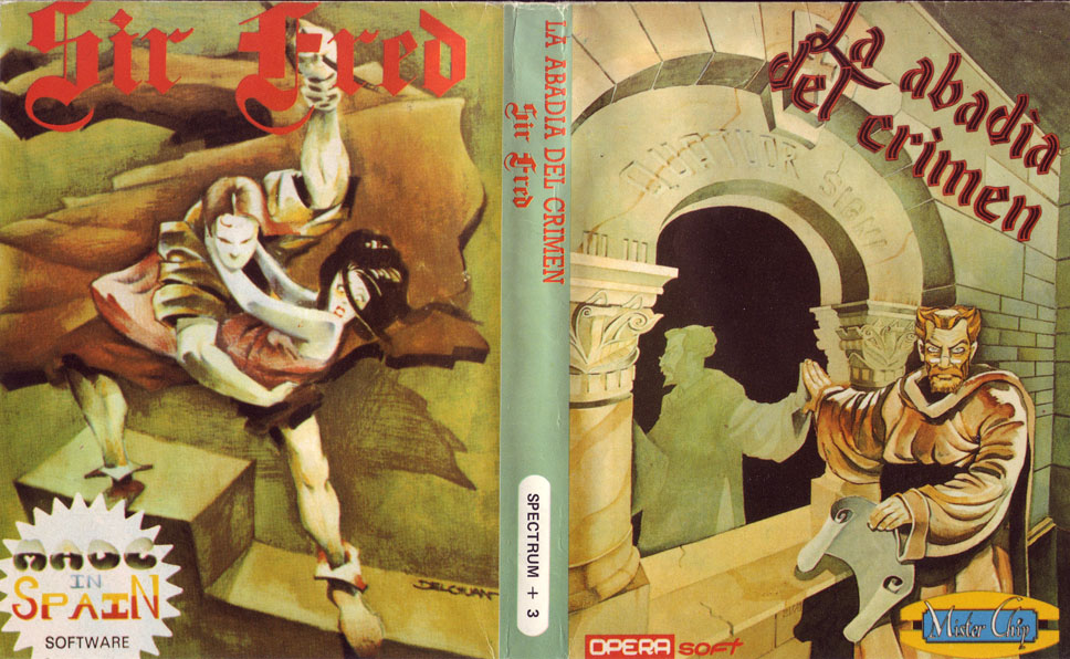 Screen from La Abadia del Crimen + Sir Fred