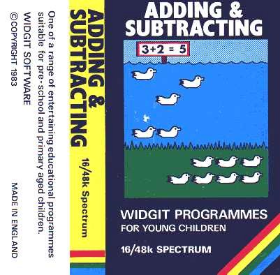 Screen from Adding & Subtracting