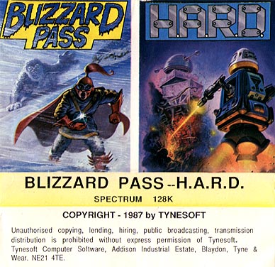 Screen from Blizzard Pass + H.A.R.D.