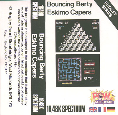 Screen from Bouncing Berty + Eskimo Capers