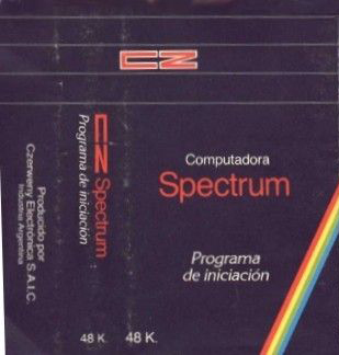 Screen from CZ Spectrum - Programa de Iniciacion