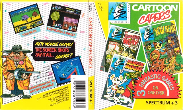 Screen from Cartoon Capers Disk 3