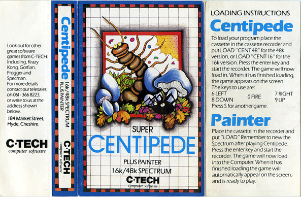 Screen from Centipede + Painter