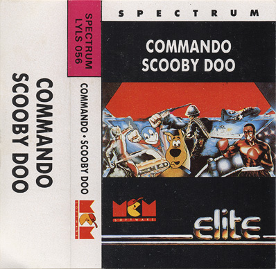 Screen from Commando + Scooby-Doo