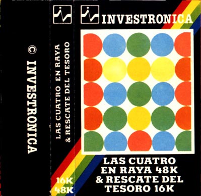 Screen from Las Cuatro en Raya + Rescate del Tesoro